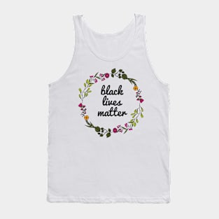 Black Lives Matter - Floral design Tank Top